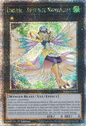 Image of Lyrilusc - Assembled Nightingale [RA04-EN069] Quarter Century Secret Rare