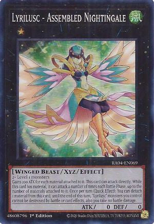 Image of Lyrilusc - Assembled Nightingale [RA04-EN069] Super Rare