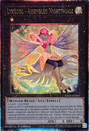 Image of Lyrilusc - Assembled Nightingale [RA04-EN069] Prismatic Ultimate Rare