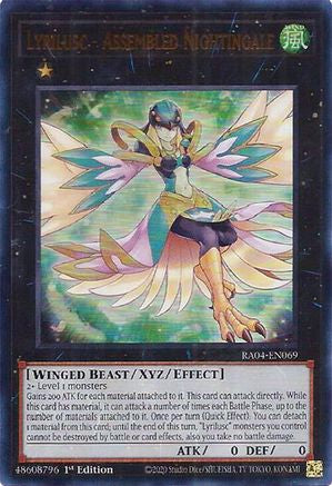 Image of Lyrilusc - Assembled Nightingale [RA04-EN069] Ultra Rare