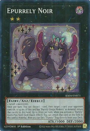 Image of Epurrely Noir [RA04-EN071] Super Rare