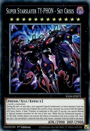 Image of Super Starslayer TY-PHON - Sky Crisis [RA04-EN072] Prismatic Collector's Rare
