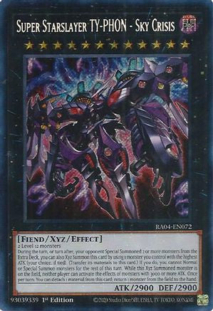 Image of Super Starslayer TY-PHON - Sky Crisis [RA04-EN072] Secret Rare