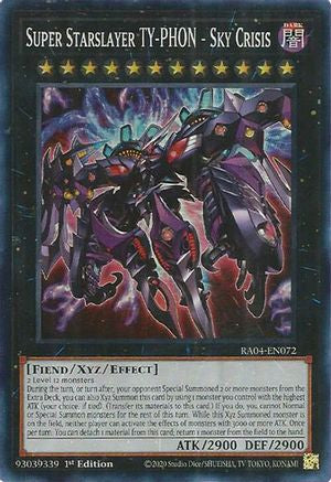 Image of Super Starslayer TY-PHON - Sky Crisis [RA04-EN072] Super Rare