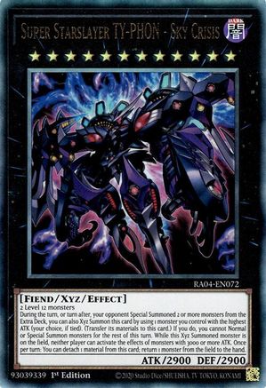 Image of Super Starslayer TY-PHON - Sky Crisis [RA04-EN072] Prismatic Ultimate Rare