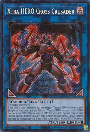 Image of Xtra HERO Cross Crusader [RA04-EN076] Secret Rare