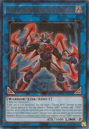 Image of Xtra HERO Cross Crusader [RA04-EN076] Ultra Rare