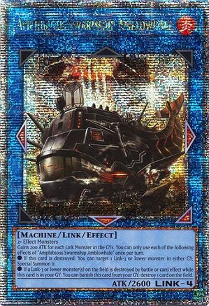 Image of Amphibious Swarmship Amblowhale [RA04-EN077] Quarter Century Secret Rare