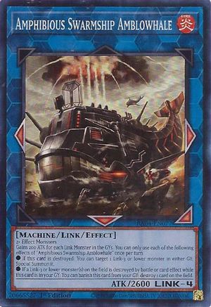 Image of Amphibious Swarmship Amblowhale [RA04-EN077] Super Rare