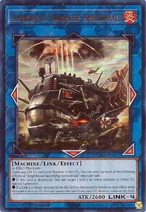 Image of Amphibious Swarmship Amblowhale [RA04-EN077] Ultra Rare