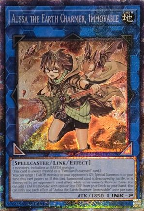 Image of Aussa the Earth Charmer, Immovable [RA04-EN078] Prismatic Collector's Rare