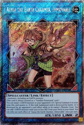 Image of Aussa the Earth Charmer, Immovable [RA04-EN078] Platinum Secret Rare