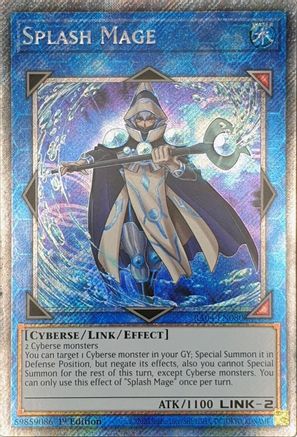 Image of Splash Mage [RA04-EN080] Platinum Secret Rare