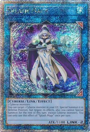 Image of Splash Mage [RA04-EN080] Quarter Century Secret Rare