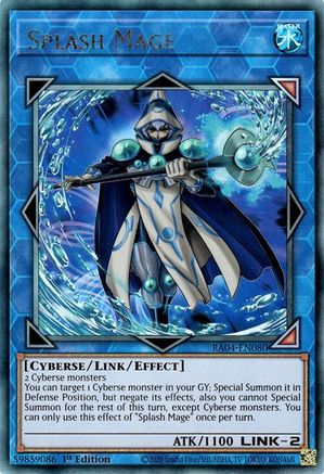 Image of Splash Mage [RA04-EN080] Prismatic Ultimate Rare