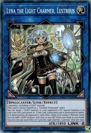 Image of Lyna the Light Charmer, Lustrous [RA04-EN081] Prismatic Collector's Rare