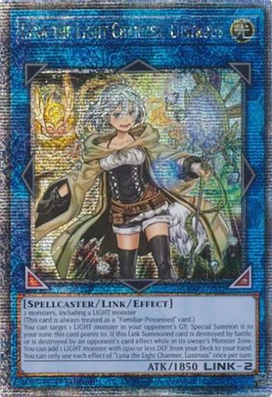 Image of Lyna the Light Charmer, Lustrous [RA04-EN081] Quarter Century Secret Rare