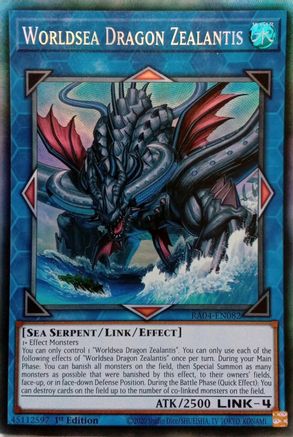 Image of Worldsea Dragon Zealantis [RA04-EN082] Prismatic Collector's Rare