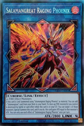 Image of Salamangreat Raging Phoenix [RA04-EN083] Prismatic Collector's Rare