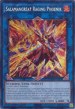 Image of Salamangreat Raging Phoenix [RA04-EN083] Secret Rare