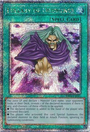 Image of Lullaby of Obedience [RA04-EN085] Quarter Century Secret Rare