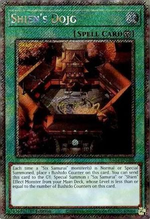 Image of Shien's Dojo [RA04-EN088] Platinum Secret Rare