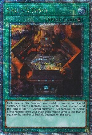 Image of Shien's Dojo [RA04-EN088] Quarter Century Secret Rare