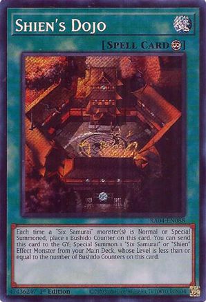 Image of Shien's Dojo [RA04-EN088] Secret Rare