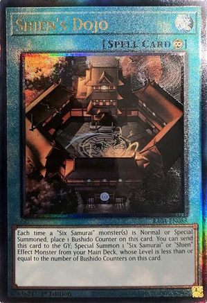 Image of Shien's Dojo [RA04-EN088] Prismatic Ultimate Rare
