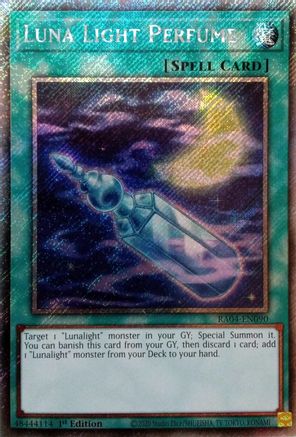 Image of Luna Light Perfume [RA04-EN090] Platinum Secret Rare