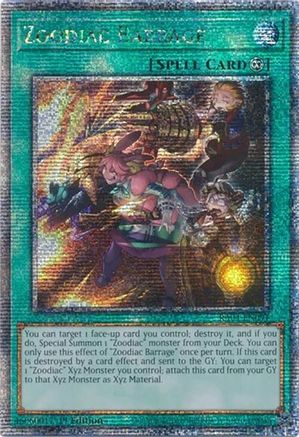 Image of Zoodiac Barrage [RA04-EN091] Quarter Century Secret Rare