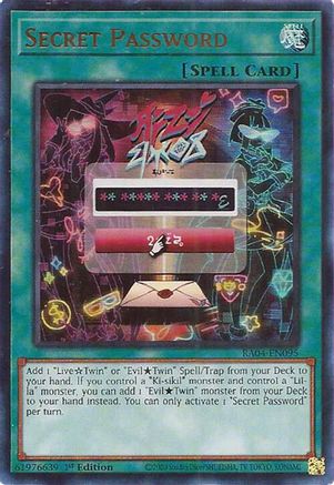 Image of Secret Password [RA04-EN095] Ultra Rare