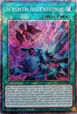 Image of Seventh Ascension [RA04-EN098] Platinum Secret Rare