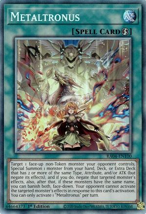 Image of Metaltronus [RA04-EN100] Prismatic Collector's Rare