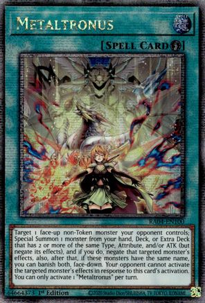 Image of Metaltronus [RA04-EN100] Quarter Century Secret Rare