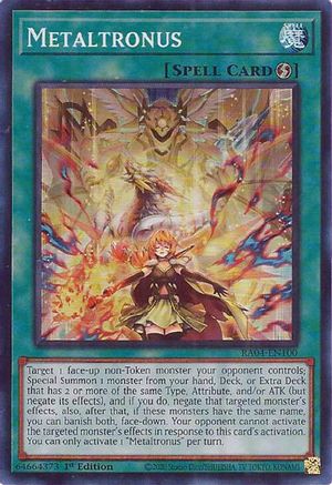 Image of Metaltronus [RA04-EN100] Super Rare