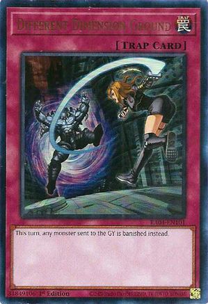 Image of Different Dimension Ground [RA04-EN101] Ultra Rare