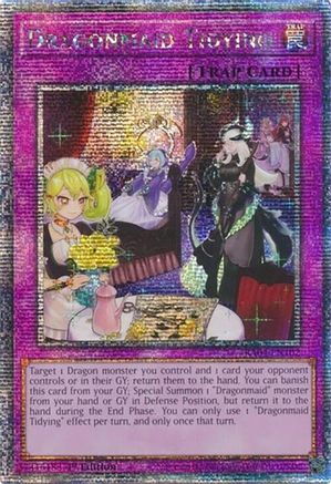 Image of Dragonmaid Tidying [RA04-EN102] Quarter Century Secret Rare
