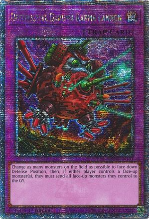 Image of Destructive Daruma Karma Cannon [RA04-EN103] Quarter Century Secret Rare