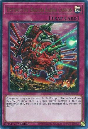 Image of Destructive Daruma Karma Cannon [RA04-EN103] Ultra Rare