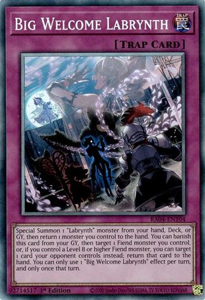 Image of Big Welcome Labrynth [RA04-EN104] Prismatic Collector's Rare