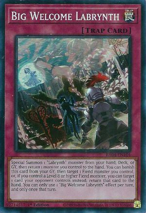 Image of Big Welcome Labrynth [RA04-EN104] Super Rare