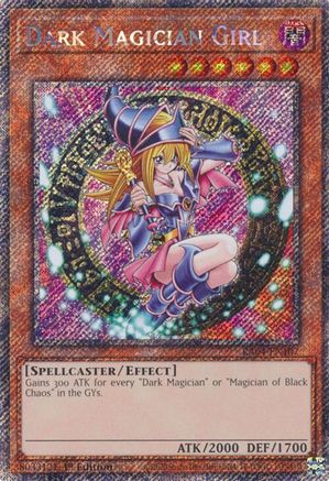 Image of Dark Magician Girl (3rd Art) [RA04-EN107] Platinum Secret Rare