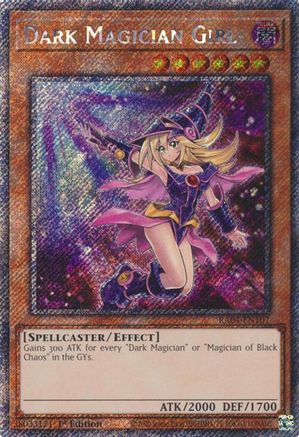 Image of Dark Magician Girl (7th Art) [RA04-EN107] Platinum Secret Rare