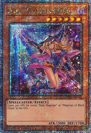 Image of Dark Magician Girl (7th Art) [RA04-EN107] Quarter Century Secret Rare