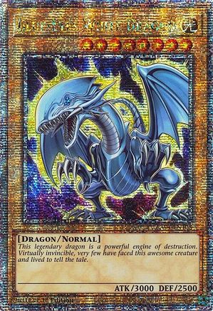 Image of Blue-Eyes White Dragon (7th Art) [RA04-EN108] Quarter Century Secret Rare