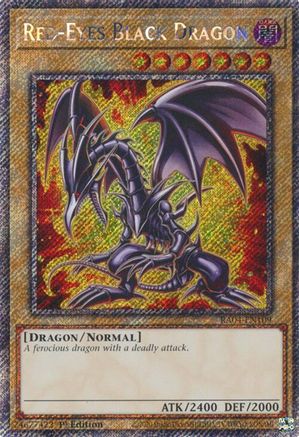 Image of Red-Eyes Black Dragon (7th Art) [RA04-EN109] Platinum Secret Rare