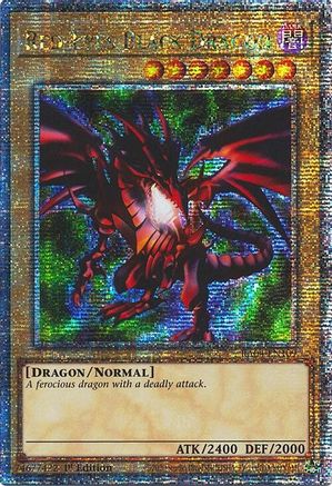 Image of Red-Eyes Black Dragon (4th Art) [RA04-EN109] Quarter Century Secret Rare