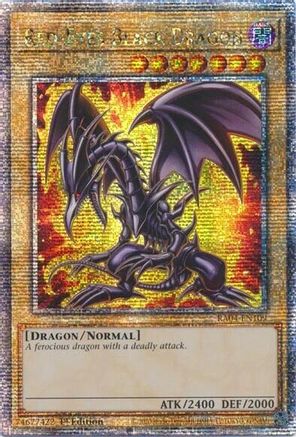 Image of Red-Eyes Black Dragon (7th Art) [RA04-EN109] Quarter Century Secret Rare
