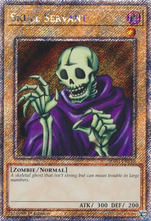 Image of Skull Servant [RA04-EN110] Platinum Secret Rare